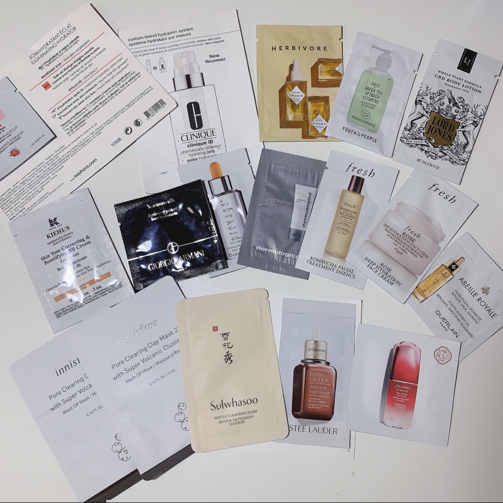 Skincare Products Sample! Including serum sample!